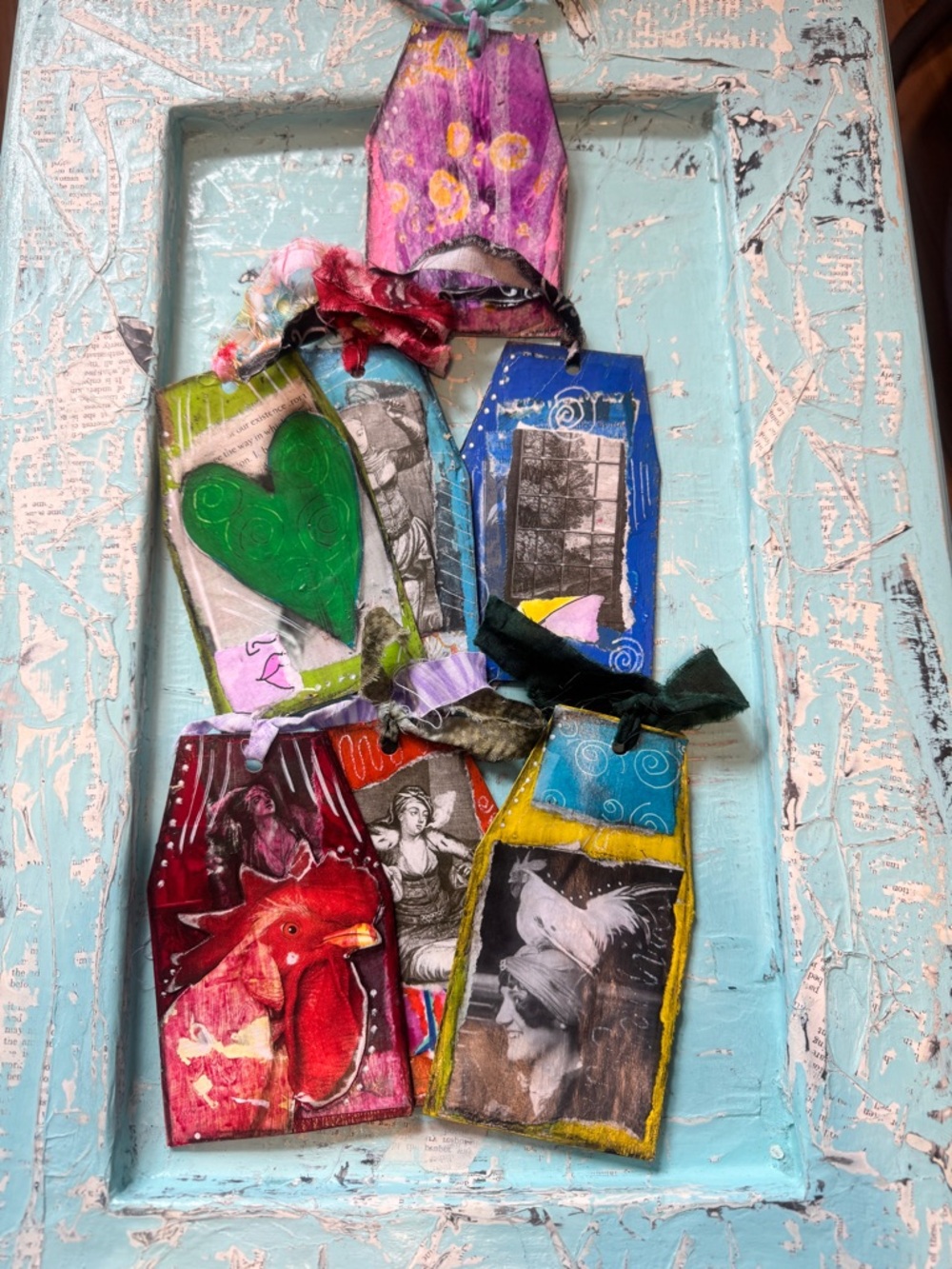 ✨ Original Mixed Media Goddess oracle Cards | Handmade c h a k r a cards - Picture 3 of 10